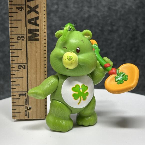 Vintage 1983 Care Bears Kenner Good Luck Bear Figure Collectible Toy AS-IS - Picture 1 of 9
